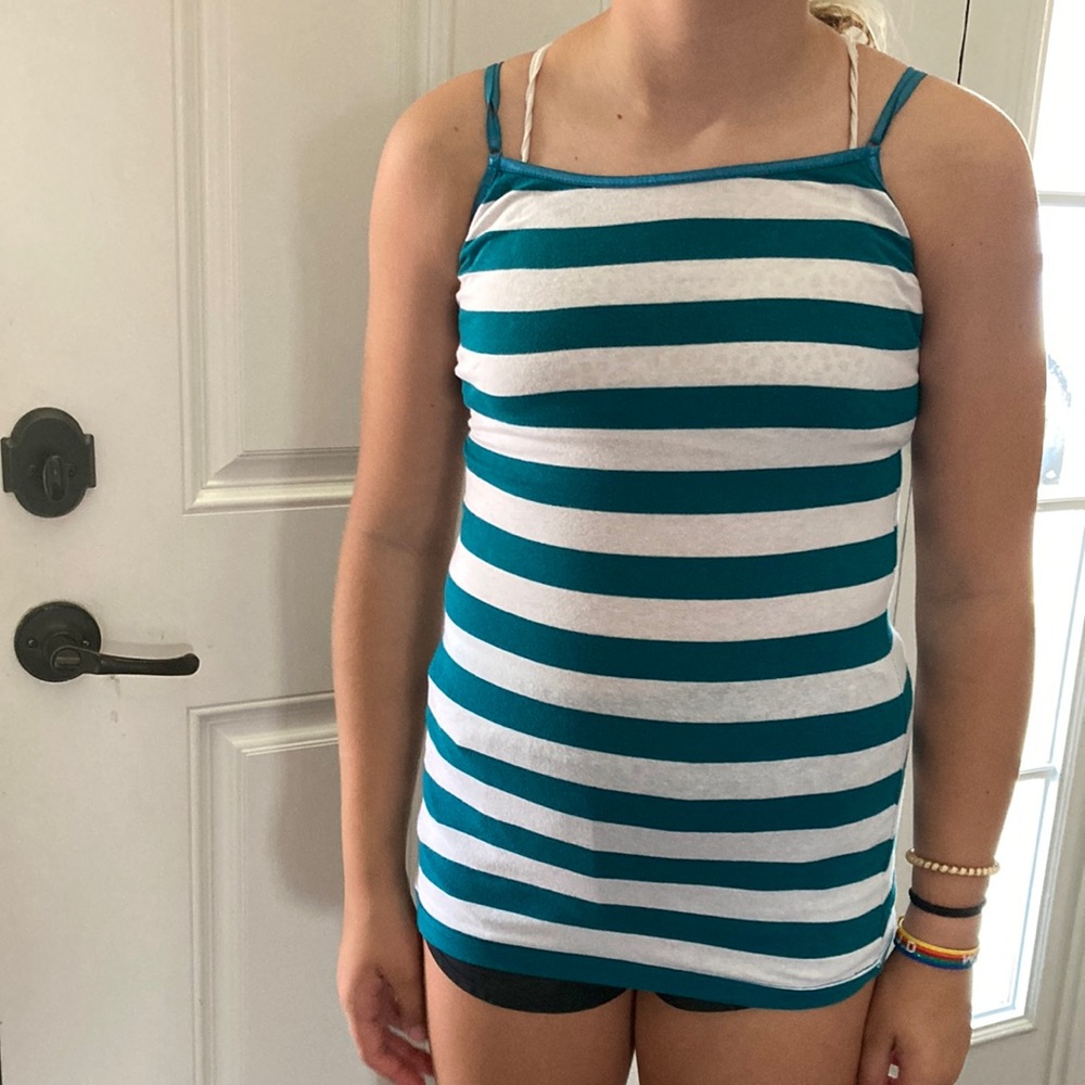 Wet seal striped tank. Size small
